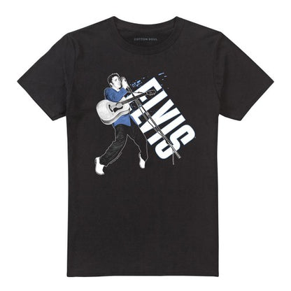 Front - Elvis Presley Unisex Adult On His Toes T-Shirt