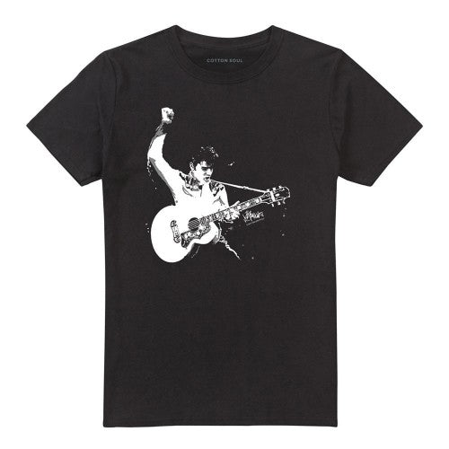 Front - Elvis Presley Unisex Adult Guitarman T-Shirt