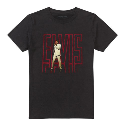 Front - Elvis Presley Unisex Adult 68 Album T-Shirt