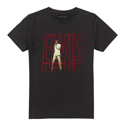 Front - Elvis Presley Unisex Adult 68 Album T-Shirt