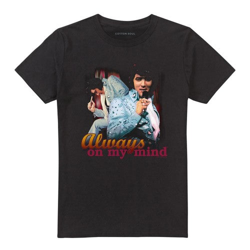 Front - Elvis Presley Unisex Adult Always On My Mind T-Shirt
