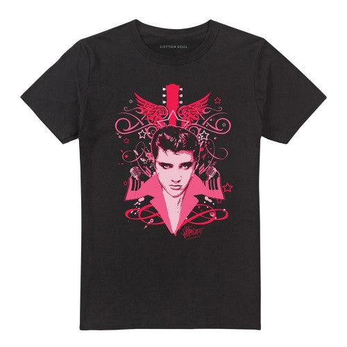Front - Elvis Presley Unisex Adult Lets Face It T-Shirt