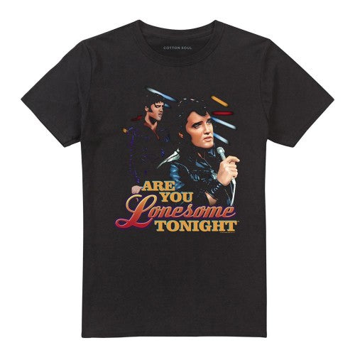 Front - Elvis Presley Unisex Adult Are You Lonesome T-Shirt
