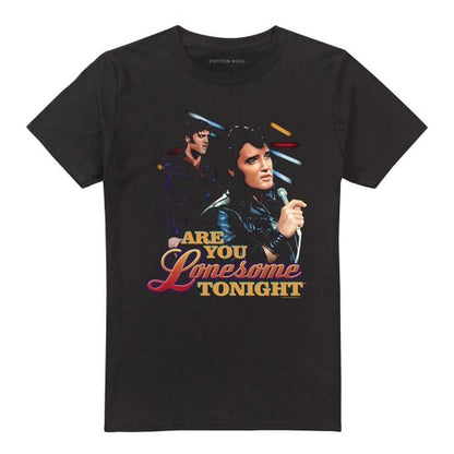 Front - Elvis Presley Unisex Adult Are You Lonesome T-Shirt