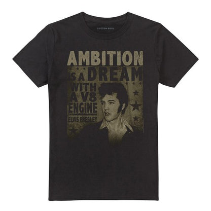 Front - Elvis Unisex Adult Ambition T-Shirt