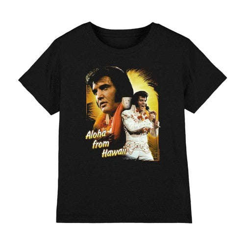 Front - Elvis Presley Childrens/Kids Aloha T-Shirt