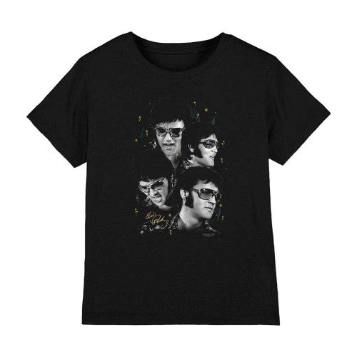 Front - Elvis Presley Childrens/Kids Face T-Shirt