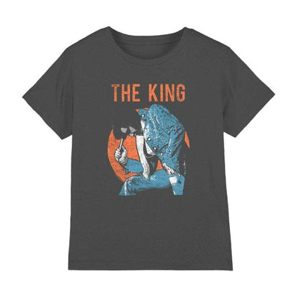 Front - Elvis Presley Childrens/Kids Mic In Hand T-Shirt