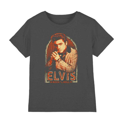 Front - Elvis Presley Childrens/Kids Stripes T-Shirt