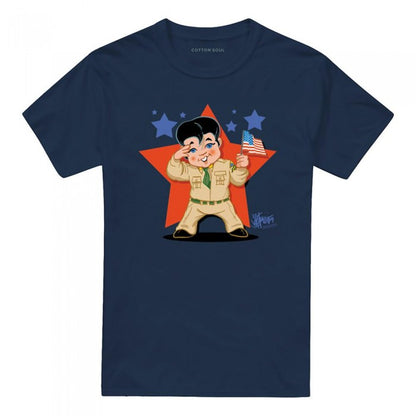 Front - Elvis Presley Unisex Adult Lil G I T-Shirt