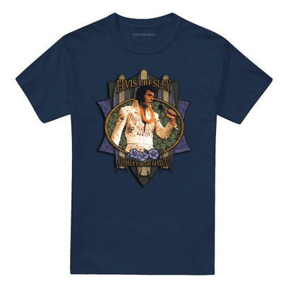 Front - Elvis Presley Unisex Adult Aloha From Hawaii Tagless T-Shirt