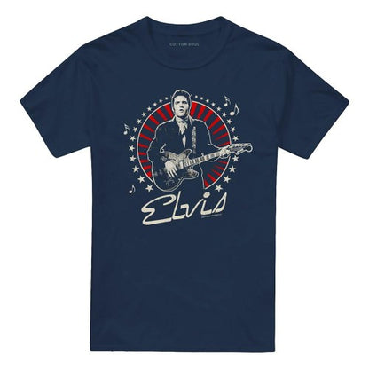 Front - Elvis Presley Unisex Adult Stars T-Shirt