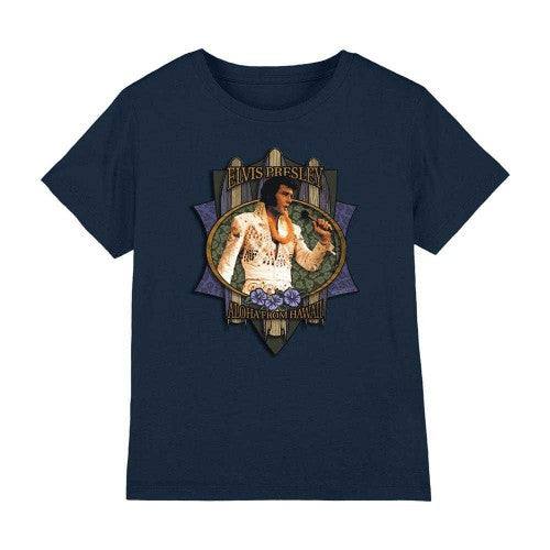 Front - Elvis Presley Childrens/Kids Aloha From Hawaii T-Shirt