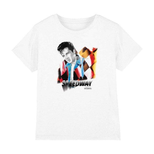 Front - Elvis Presley Childrens/Kids Speedway T-Shirt
