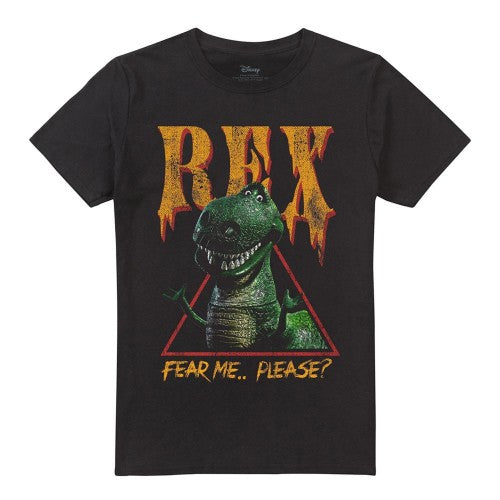 Front - Toy Story Unisex Adult Fear Me Rex T-Shirt