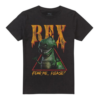 Front - Toy Story Unisex Adult Fear Me Rex T-Shirt