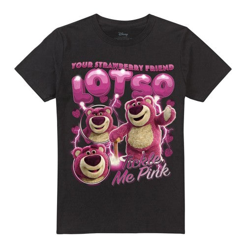 Front - Toy Story Unisex Adult Strawberry Lotso Homage T-Shirt