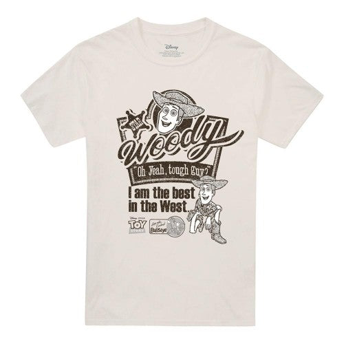 Front - Toy Story Unisex Adult Best In The West Woody T-Shirt