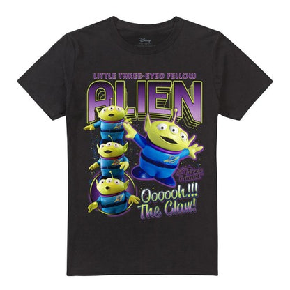 Front - Toy Story Unisex Adult The Claw Aliens Homage T-Shirt