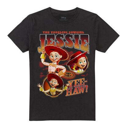 Front - Toy Story Unisex Adult Cowgirl Jessie Homage T-Shirt