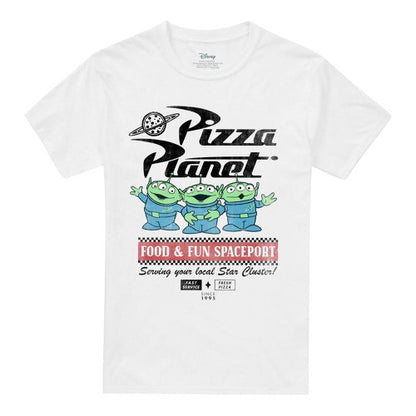 Front - Toy Story Unisex Adult Food Spaceport Aliens T-Shirt