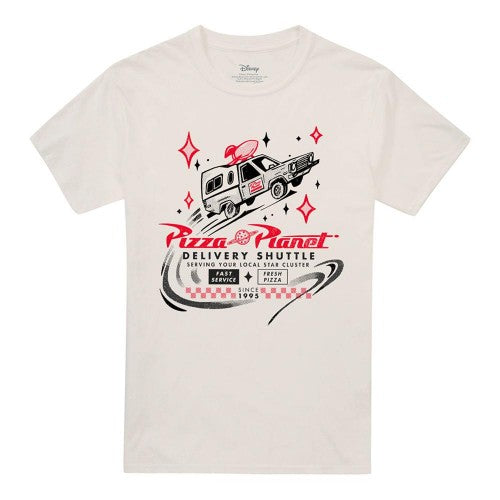 Front - Toy Story Unisex Adult Pizza Planet Delivery T-Shirt