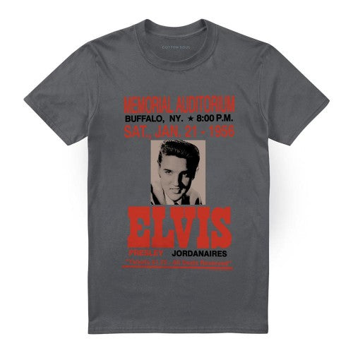 Front - Elvis Presley Unisex Adult Buffalo 1956 T-Shirt