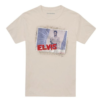 Front - Elvis Presley Unisex Adult Tough Guy Poster T-Shirt