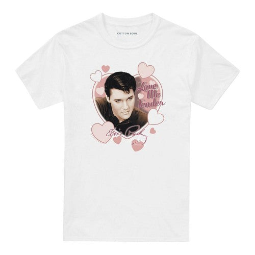 Front - Elvis Presley Unisex Adult Love Me Tender T-Shirt