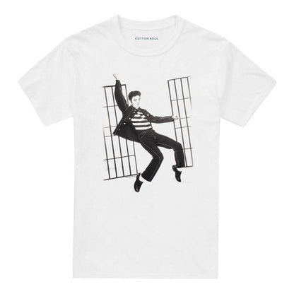 Front - Elvis Presley Unisex Adult Jailhouse Rock T-Shirt