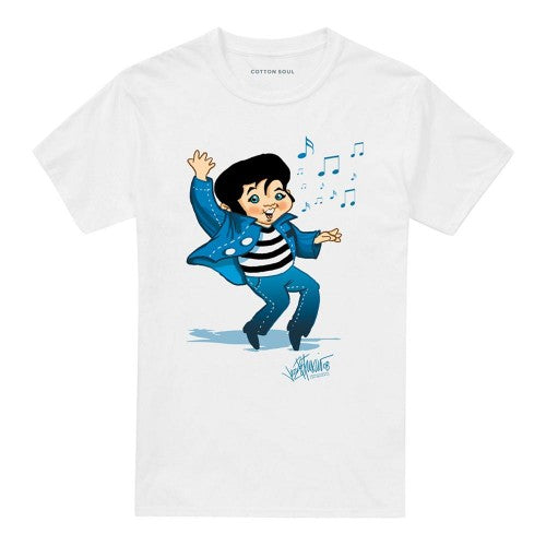 Front - Elvis Presley Unisex Adult Lil Jailbird T-Shirt