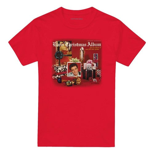 Front - Elvis Presley Unisex Adult Album Christmas T-Shirt