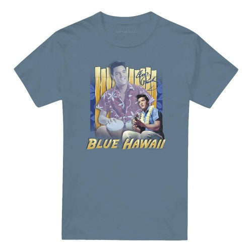 Front - Elvis Presley Unisex Adult Blue Hawaii T-Shirt