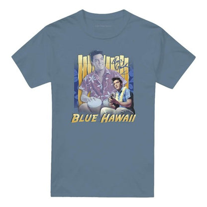 Front - Elvis Presley Unisex Adult Blue Hawaii T-Shirt