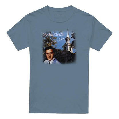 Front - Elvis Presley Unisex Adult How Great Thou Art T-Shirt
