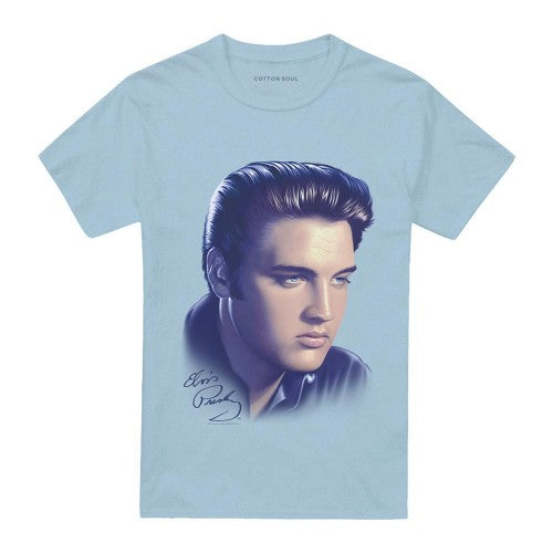 Front - Elvis Presley Unisex Adult Portrait T-Shirt