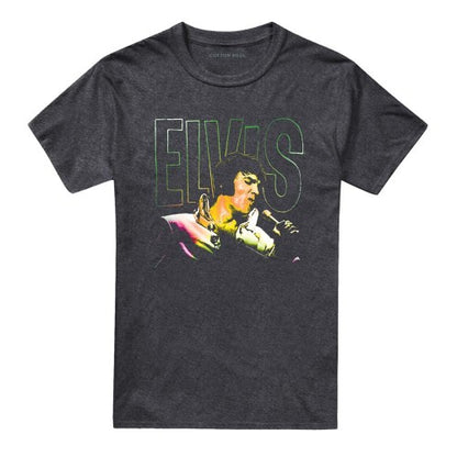 Front - Elvis Presley Unisex Adult Multicoloured T-Shirt