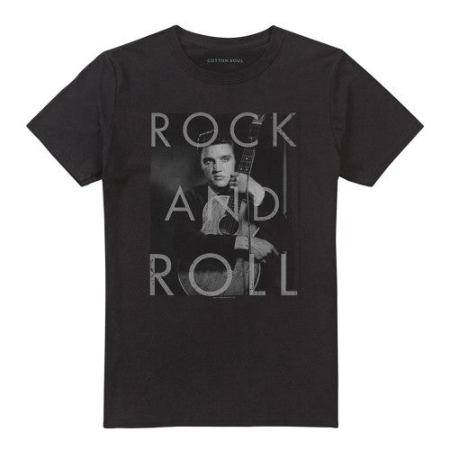 Front - Elvis Presley Unisex Adult Rock And Roll T-Shirt