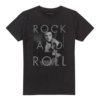 Front - Elvis Presley Unisex Adult Rock And Roll T-Shirt