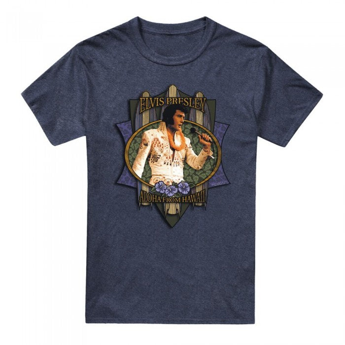 Front - Elvis Presley Unisex Adult Aloha From Hawaii T-Shirt