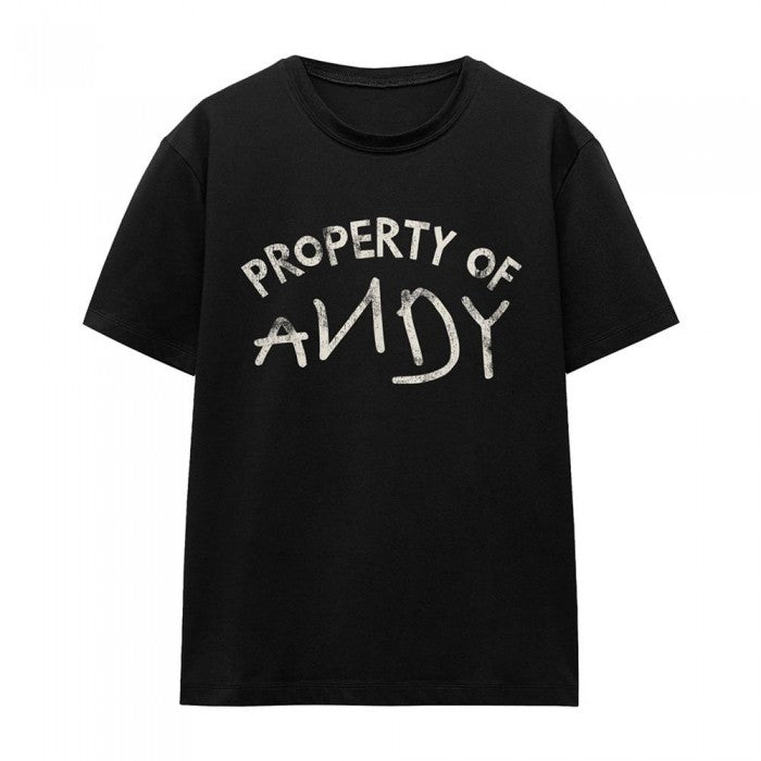 Front - Toy Story Womens/Ladies Property Of Andy T-Shirt