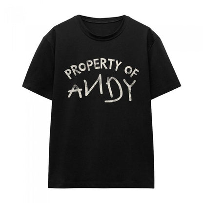 Front - Toy Story Womens/Ladies Property Of Andy T-Shirt