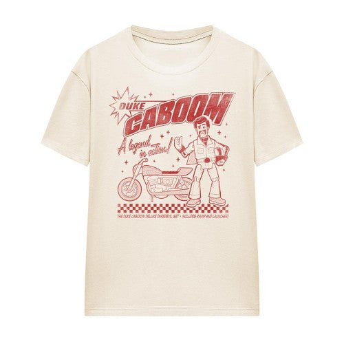 Front - Toy Story Womens/Ladies Duke Caboom Retro T-Shirt