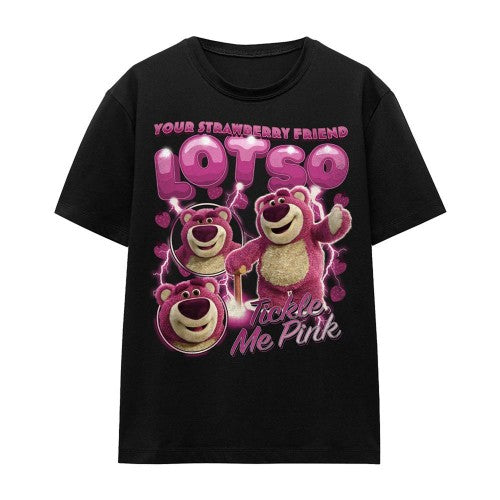 Front - Toy Story Womens/Ladies Strawberry Lotso Homage T-Shirt