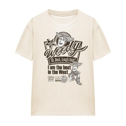 Front - Toy Story Womens/Ladies Best In The West Woody T-Shirt