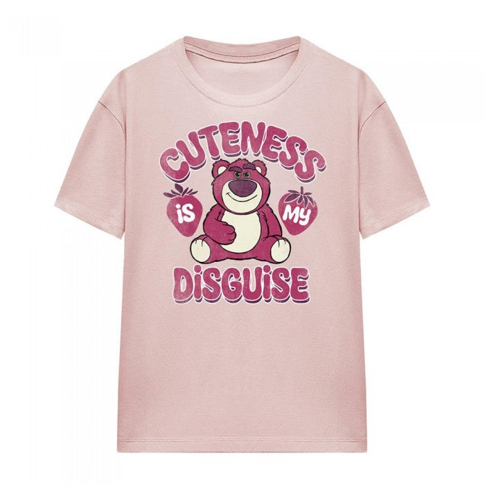 Front - Toy Story Womens/Ladies Cuteness Lotso T-Shirt
