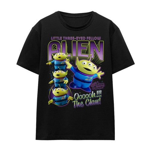 Front - Toy Story Womens/Ladies The Claw Aliens Homage T-Shirt