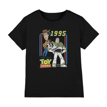 Front - Toy Story Childrens/Kids 1995 Woody & Buzz Lightyear T-Shirt