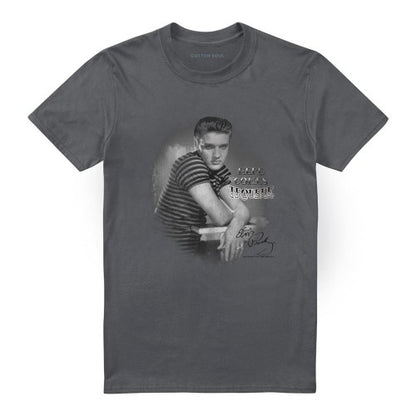 Front - Elvis Presley Unisex Adult Trouble T-Shirt