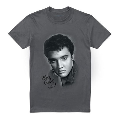 Front - Elvis Presley Unisex Adult Portrait T-Shirt